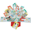 Happy Birthday Pop Up Card (Dogs)