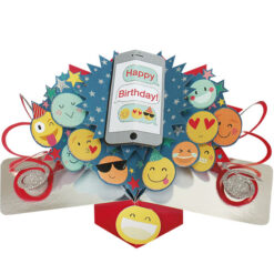 Happy Birthday Pop Up Card (Emoji)