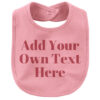 Personalised Baby Bib - Pink