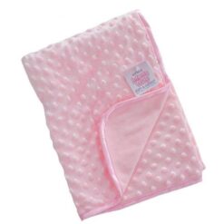 Pink Mink & Fleece Back Blanket