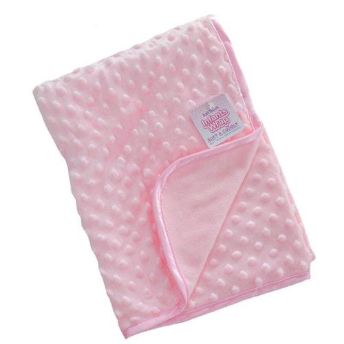 Pink Mink & Fleece Back Blanket