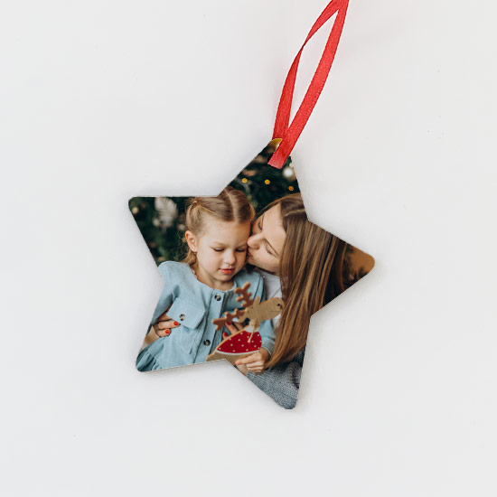 Personalised Christmas Star Ornament