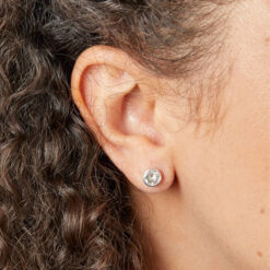 April Birthstone stud earrings