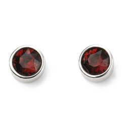 January Birthstone stud earrings