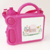 Personalised Lunchbox Water Bottle and Handle - Pink