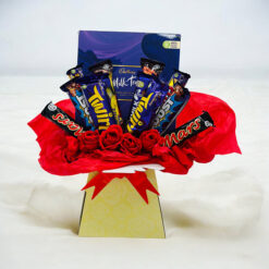 Chocolate Floral Bouquet Red