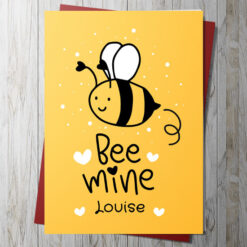 Bee Mine Valentines Day Card