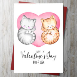 Hello Kitties Valentines Day Card