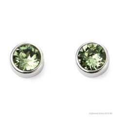 August Birthstone And Engravable Disc Necklace