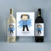 Football Fan For Him Personalised Wine