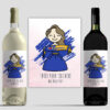 Football Fan For Her Personalised Wine