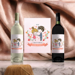 He Asked… She Said Yes Personalise Wine