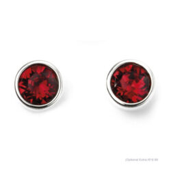 July Birthstone And Engravable Disc Necklace