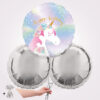 Pastel Unicorn Happy Birthday Foil Balloon Bouquet