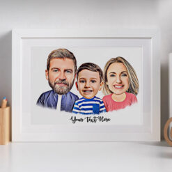 3 people Portrait Caricature