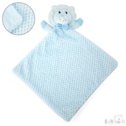 Blue Waffle & Mink Lion Comforter