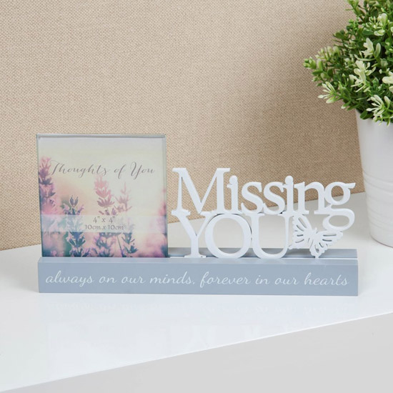 Missing You Celebrations Photo Frame 4x4