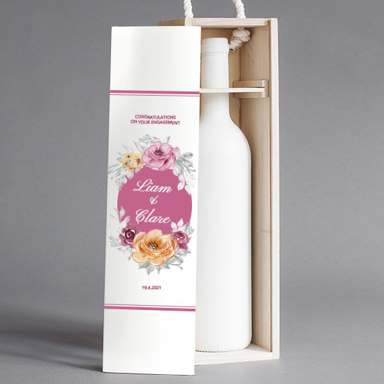 Congratulations on your Engagement Personalised Wine Box