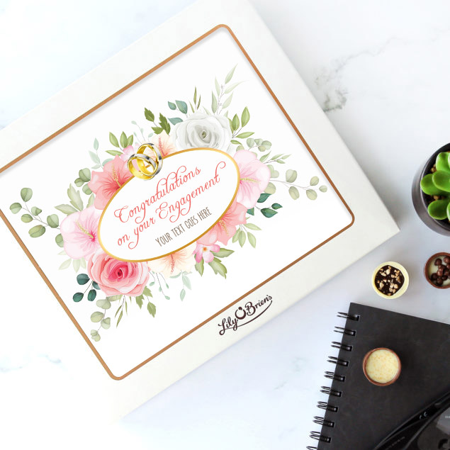 Congratulations on your engagement chocolate box
