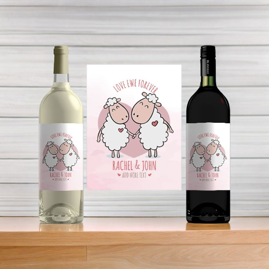 Love Ewe Forever (Personalised Wine)