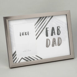 Luxe Gunmetal Grey Frame Dad 4x6