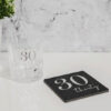 "30" Milestones Whiskey Tumbler & Coaster Set