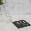 "40" Milestones Whiskey Tumbler & Coaster Set