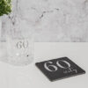 "60" Milestones Whiskey Tumbler & Coaster Set