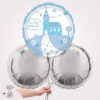Blue Church Communion Foil Balloon Bouquet