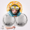 Happy Birthday Monkey Foil Balloon Bouquet