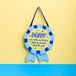 Rosette DADDY Plaque
