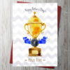 No.1 Trophy Father's Day Card