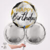 Marble Matt Birthday Foil Balloon Bouquet