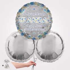 In Loving Memory Grandad Foil Balloon Bouquet