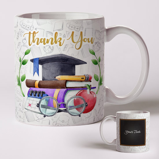 Thank You Teacher Personalised Mug