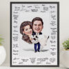 Wedding Caricature Guest Signing Frame