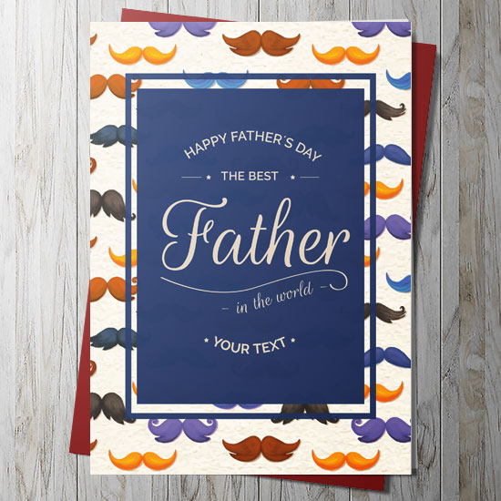 Best Father in the World Father's Day Card