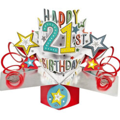 21st Birthday Pop Up (Stars)