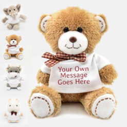 The Gift Shop Collection - Add Your Own Text Teddy