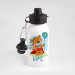 Personalised Super Bear Water Bottle 400ml