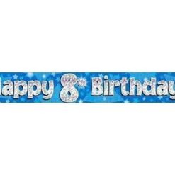 Happy 8th Birthday Banner