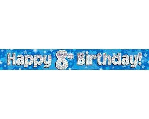 Happy 8th Birthday Banner
