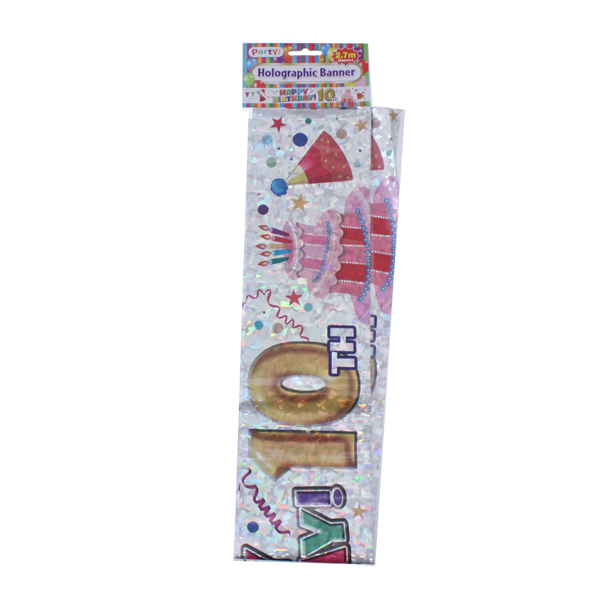 Happy 10th Birthday Banner