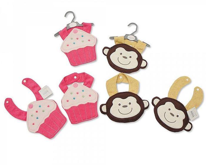 Monkey / Cupcake Bib