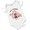 Let's Snuggle Personalised Short Sleeved Body Suit - White