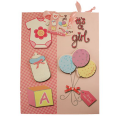Large It's a Girl Gift Bag