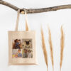 4 Photo Upload Personalised Tote Bag