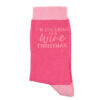 Ladies Novelty Christmas Socks "I'm Dreaming of a Wine Christmas