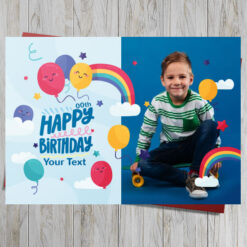 Happy Birthday Photo Upload Card