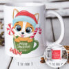 Merry Christmas Puppy Mug